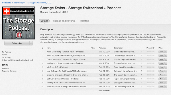 Storage Swiss on iTunes