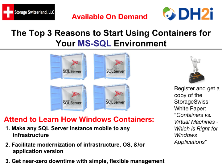 SlideShare: The Top 3 Reasons To Start Using Containers For Your MS-SQL ...