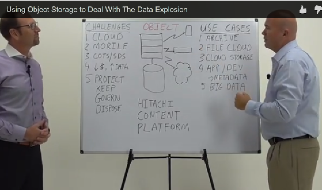 ChalkTalk Video: Using Object Storage to deal with the Data Explosion ...