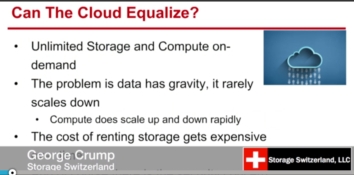 StorageShort: Overcoming Cloud’s Data Gravity Problem | StorageSwiss ...