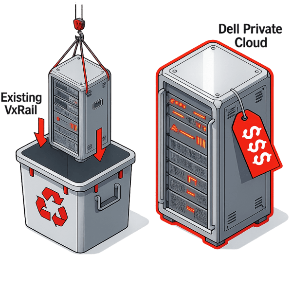 the VxRail exit options