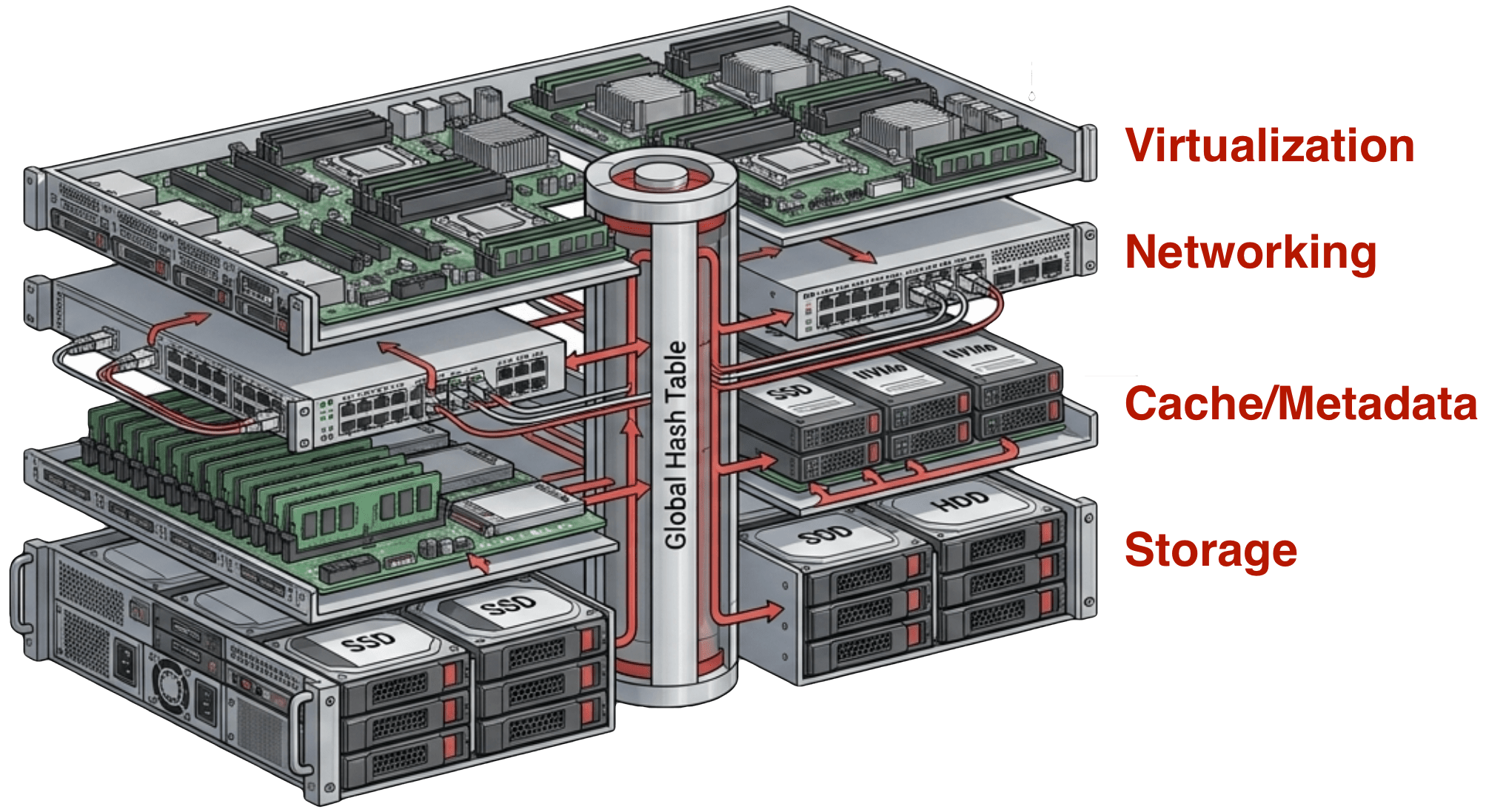 integrated hypervisor deduplication single code base VergeOS
