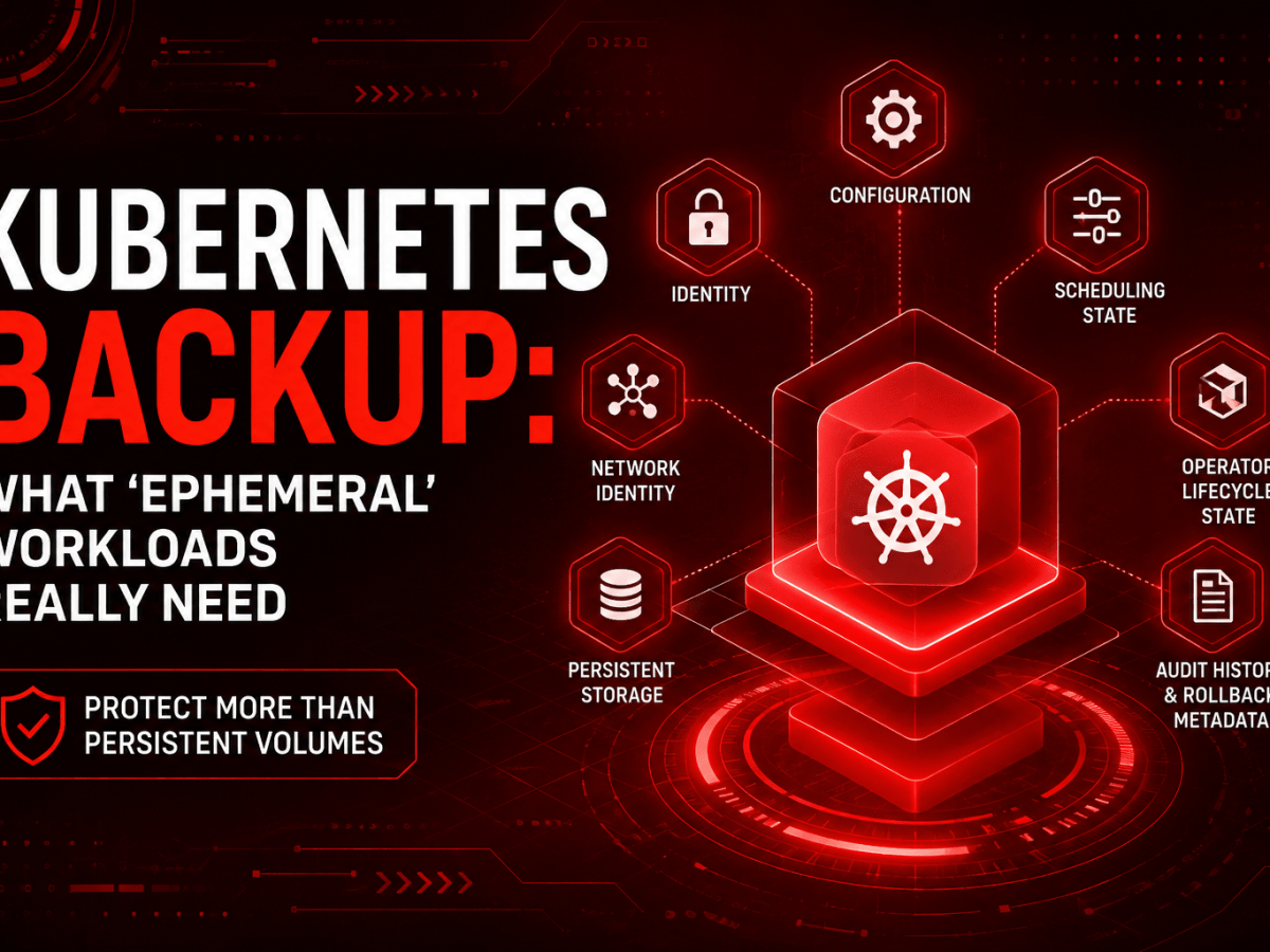 Kubernetes Backup: What ‘Ephemeral’ Workloads Really&nbsp;Need