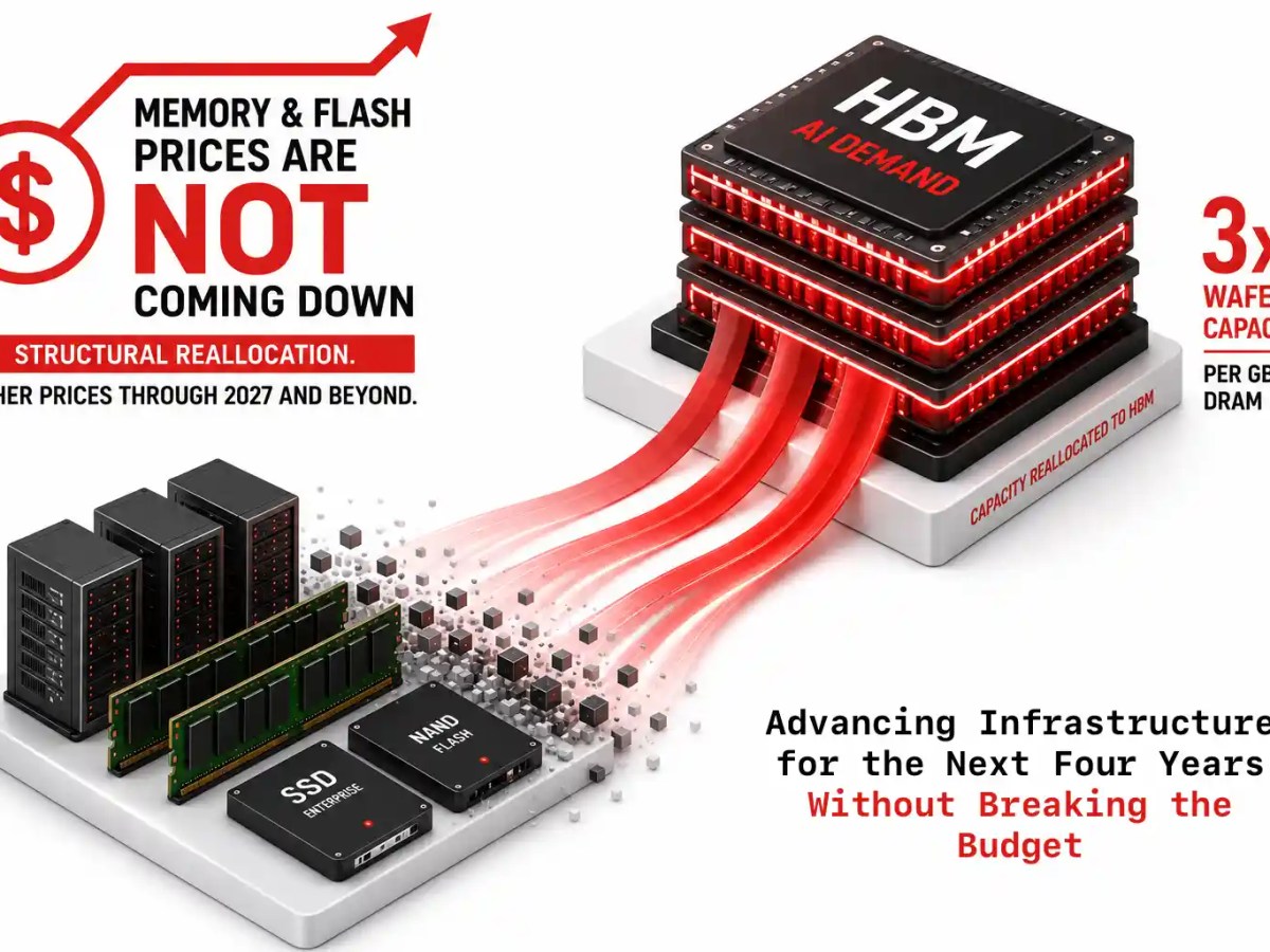 Memory and Flash Prices Are Not Coming&nbsp;Down