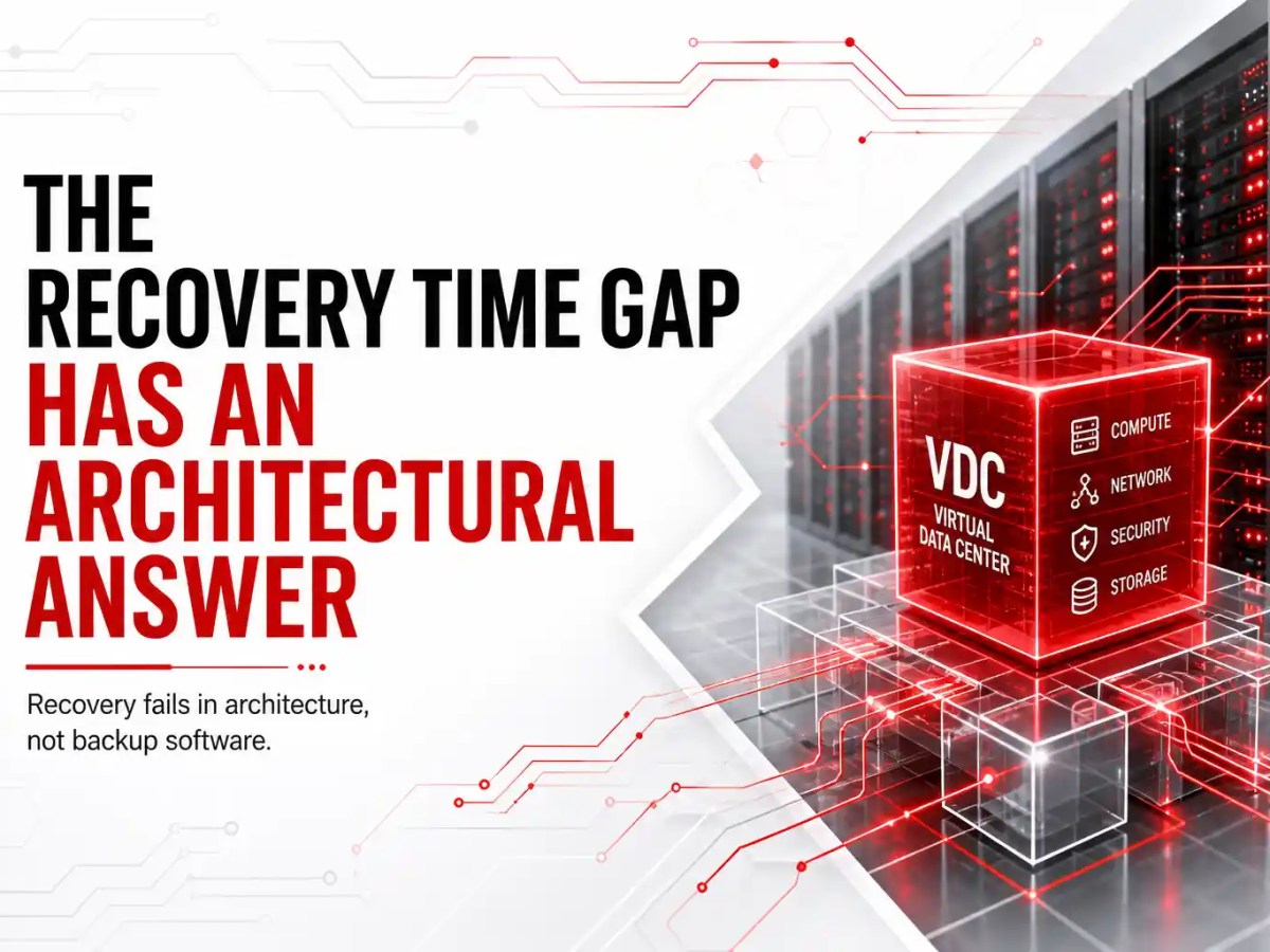 Understanding the Recovery Time Gap: Infrastructure vs Backup&nbsp;Solutions